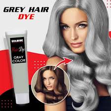 Is it safe to dye dark hair at home? Grey Hair Color Dye Cream Non Toxic Diy Silver Hair Dye Natural Popular Hair Coloring Cream Shopee Philippines