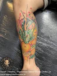 Dragon Ball Z Shenron Tattoo Colored Tattoo Tattoo Studio Tattoo Prices