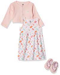 Shop hudson's bay for handbags, women's and men's clothing and shoes, and housewares. Hudson Baby Baby Girls Cotton Dress Cardigan And Shoe Set Lemon 0 3 Months Buy Online At Best Price In Uae Amazon Ae