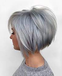 Whether colored or natural, gray hair looks stunning and beautiful on 90% of women. 10 Short Bob Hair Color Ideas Women Short Hair Styles Color 2020 2021 Hair Styles Short Bob Hairstyles Bob Hair Color