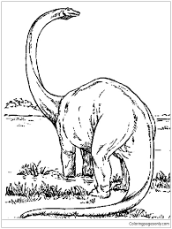 Printable dinosaur brachiosaurus tracing picture coloring page. Amazing Dinosaurs Brachiosaurus Coloring Pages Brachiosaurus Coloring Pages Coloring Pages For Kids And Adults
