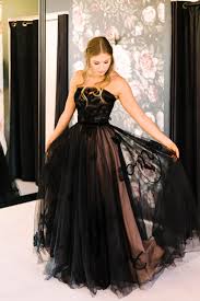 If it was difficult for you to choose a wedding dress in a dream, this is a symbol of periods of doubt, uncertainty. Chic Gothic Romantic Black Wedding Dress At Swoon Bridal Boutique In Reno Nevada Dress J Gothic Wedding Dress Bohemian Chic Dresses Watters Wedding Dress