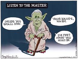 I think i need more cartoon here. Political Cartoon U S Anthony Fauci Yoda Covid 19 Social Distancing Shelter In Place Handwashing The Week