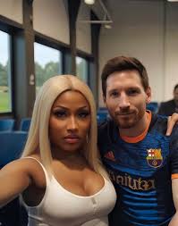 The Cutest Pic of 2 Goats🐐 Nick Minaj & Messi ♥️ #nickiminaj  #BOOMchallenges #photography #USAToday #BestPhotographyChallenge  #photochallenge #photochallenge2024