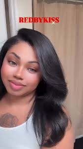 🖤 Radiant Jet Black hair blowout with @misssphotogenic ✨, Using RED Vivid  & Shine 12-week dye for high shine and bold color payoff, finished with a  RED heated round brush for the ultimate ...