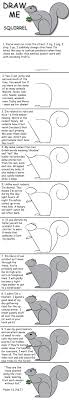 Draw And Learn Squirrel Draw Drawing For Kids Kids Art Projects