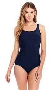 Lands End Women S Chlorine Resistant Scoop Neck Soft Cup Tugless Sporty One Piece Swimsuit In 2021 One Piece Womens Swimsuits Modest Swimsuits