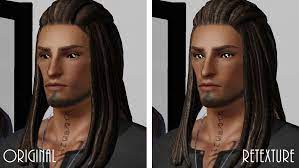 Fairsteadsims 4t3 Braided Hair Retexture Sims 3 Male Hair Sims Mens Hairstyles