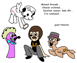 2607742 - safe, anonymous artist, señor huevos, earth pony, human, original  species, pegasus, pony, human head pony, /qa/, 4chan, barneyfag, blushing,  comments locked down, crossover, crying, don turtelli, lee goldson, meta,  missed