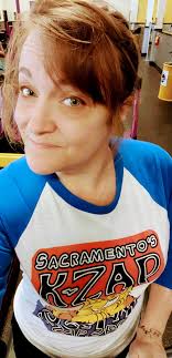 Sacramento's K-Zap vintage black crew neck shirt