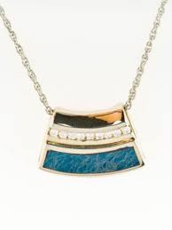 Shop Local In Alaska Star Of Alaska Symmetric Design Covellite Pendant Handcrafted Pendant Alaska Gift Stars