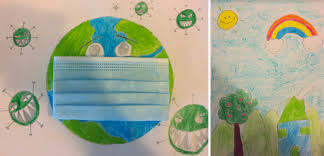 #coronavirus corona virüsü için ellerimizi yıkayalım resmi.drawing corona virus picture for children. Students Use Art To Express Feelings During Pandemic Aga Khan Development Network