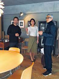 day２ jacket pants shoes marni knit ami alexandre mattiussi 新しい事務所の内装の打ち合わせで建築ユニット 51 の事務所へ この日はマルニ中心で トーンの異なる メンズファッションスタイル 中田英寿 ファッション メンズファッション
