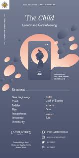 The Child Lenormand Card Meaning And Combinations Reading Tarot Cards Tarot Learning Fortune Cards