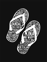 Jandals Canvas Print Kiwiana New Zealand Art Nz Art