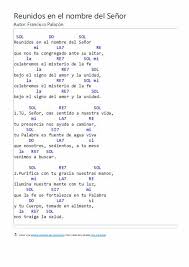 Canto Reunidos En El Nombre Del Senor Letras Y Acordes Letras De Canciones Cristianas Letra De Cantos Catolicos