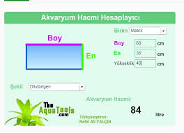 Akvaryum Hacim Hesabi Hk