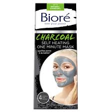 Biore Charcoal Self Heating One Minute Mask Review Biore Charcoal Self Heating One Minute Mask 4 Count Clayfacemask In 2020 Best Face Products Natural Face Mask Best Face Mask