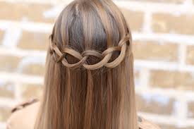 The best cute hairstyle idea/chignon loose/nissara hairstylistthailand. How To Create A Loop Waterfall Braid Cute Girls Hairstyles