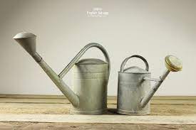 Add to favorites elephant watering can, blow mold, indoor outdoor plants gardening, garden supply tool, made in the usa atticgarden 5 out of 5 stars (588. Old Galvanised Metal Garden Watering Cans