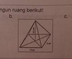 Check spelling or type a new query. Tentukan Volume Bangun Ruang Berikut Brainly Co Id