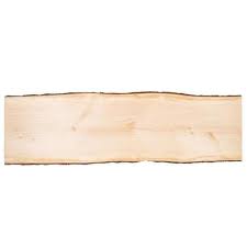 Live Edge Natural Wood Pine Rectangle Coffee Table Top Actual 2 In X 19 In X 48 In Lowes Com In 2020 Coffee Table Rectangle Live Edge Coffee Table Live Edge