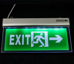 Emergency Exit Sign Board Emergency Led Exit Lights Ledgoods