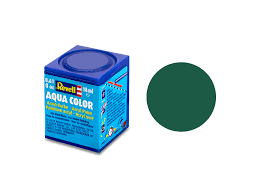 Oversized round vase with evergreens and a ribbon bow. Official Website Of Revell Gmbh Aqua Color Dark Green Matt 18ml Revell