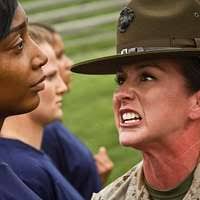 A Soldier prepares to negotiate one of the nine stations