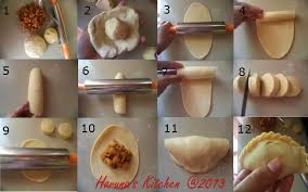 Haruna S Kitchen Spiral Curry Puffs Karipap Pusing Dengan Step By Step Pembuatannya Curry Puff Recipe Puff And Pie Asian Desserts