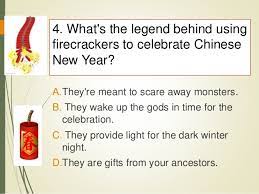 You can use this swimming information to make your own swimming trivia questions. Chinese New Year Quiz