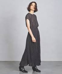 vondel フォンデル ドット プリーツワンピース ワンピース レディースワンピース ファッションアイデア