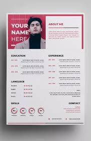 Resume Design Templates 10 By Surotype On Envato Elements Cv Kreatif Desain Cv Desain Resume