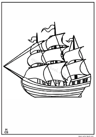 Drawing, brown and black ink, gray wash, and graphite on cream antique laid paper, partial framing line in graphite. Sailing Ships Coloring Pages Coloring Home