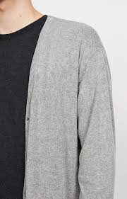 Men S Cardigan Vetington Heather Grey American Vintage