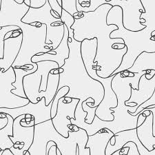 Black and white wallpapers hq. Abstract Faces Wallpaper Black White Holden 12993