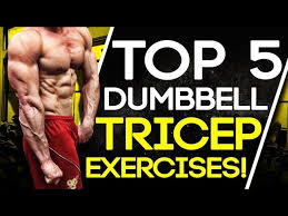 dumbbell tricep exercises build muscle