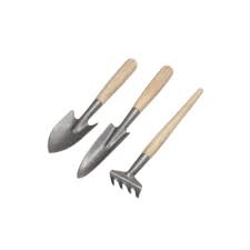 Vintage weathered garden shovel / spade door knocker. Bamboo Vintage Mini Essential Tools Capital Gardens