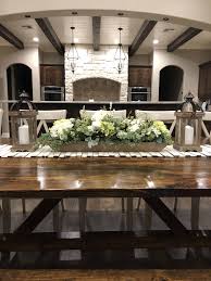 White and navy pomander centerpieces. Stunning Fall Dining Room Centerpiece Ideas Farmhousediningroom Stunning Fall D C In 2020 Dining Room Centerpiece Dining Centerpiece Dining Room Table Centerpieces
