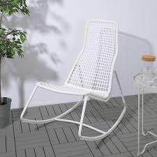 This awesome little outdoor rocking chair is able to fold flat for storage, making it easy to take with you on your next camping trip. Gubbon Rocking Chair In Outdoor White Ikea