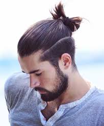 Let the part lines merge to isolate the hair at the top. 59 Sexy Man Bun Hairstyles You Need To Try Immediately