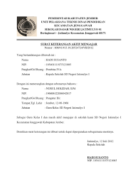 Pemerintah kabupaten bekasi dinas pendidikan sma negeri 7 bekasi. Kop Surat Dinas Pendidikan Kabupaten Jember Contoh Kop Surat
