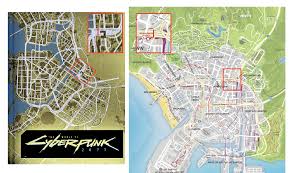 There are 7 districts in night city on the map: Comparison Of The Cp2077 Map To Gta5 With An Attempt At Matching Scale Cyberpunkgame