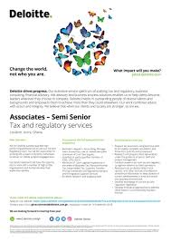 We serve clients in a variety of industries from financial services, to consumer business and industrial products, telecommunications our risk advisory team provide superior advisory services related to risk. Deloitte Ghana Ø¯Ø± ØªÙˆÛŒÛŒØªØ± If You Have The Deloitte Attitude Then Kindly Apply Here Associate Semi Senior Https T Co G1x5kt5aom Deloitteghana Deloittecareers Tax Regulatoryservices Recruitment Talent Https T Co Aava3kgnkz