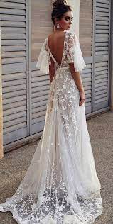 Pictures Of Lace Mermaid Wedding Dresses Lace Wedding Dress High Low Wedding Dresses Applique Wedding Dress Bohemian Wedding Gown
