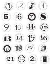 Printable Numbers For Advent Printable Numbers Printable Christmas Cards Christmas Advent Calendar