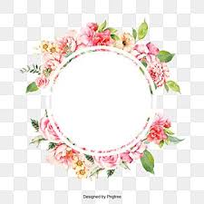 Flower Wreath Clipart Pansy Png Transparent Clipart Image And Psd File For Free Download In 2020 Flower Clipart Flower Frame Watercolor Flower Background