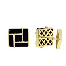 Maybe you would like to learn more about one of these? Black Onyx And Diamonds 14k Gold Mens Cufflinks 802456