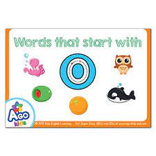 Preschool words that start with o ; Free Alphabet Flashcards For Words That Start With The Letter O Bingobongo