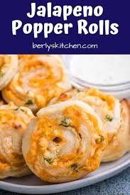 These Jalapeno Popper Rolls Have All The Flavors Of Your Favorite Spicy Appetizer Fresh Baked And Rea In 2020 Spicy Appetizers Kitchen Recipes Cinnamon Rolls Homemade